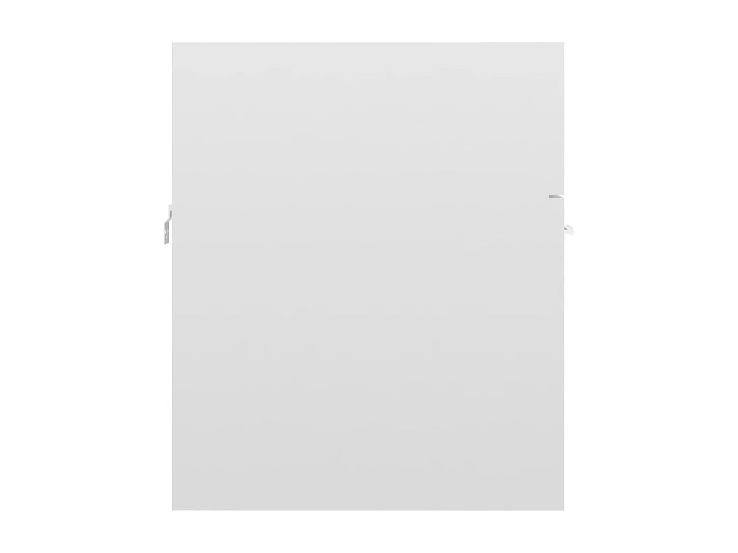 Armário lavatório 41x38,5x46cm contraplacado branco brilhante PT286915