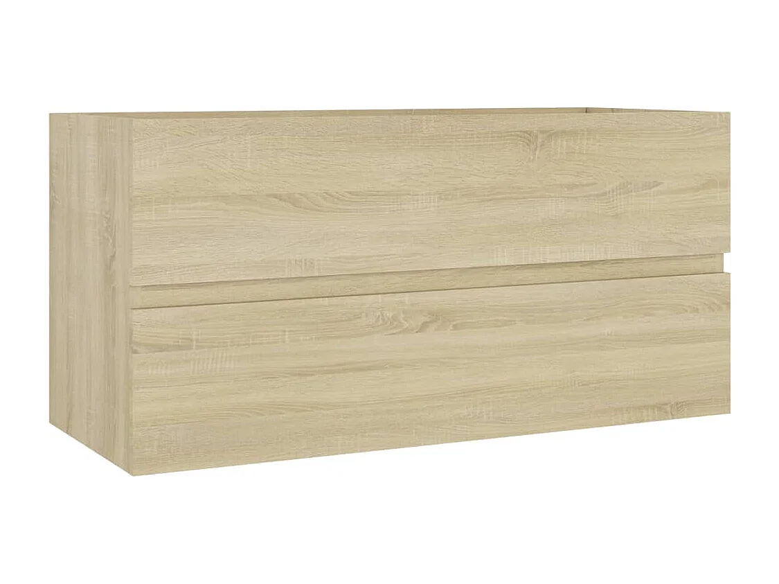 Armario lavabo madera contrachapada roble Sonoma 90x38,5x45 cm ES754743