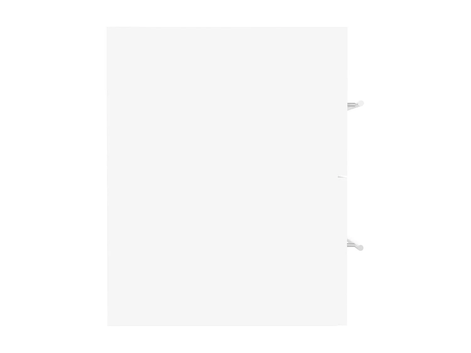 Wastafelkast 41x38,5x48 cm bewerkt hout wit BE492998