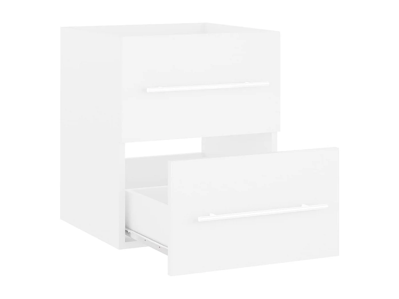 Meuble sous vasque Blanc 41x38,5x48 cm Aggloméré FR11929