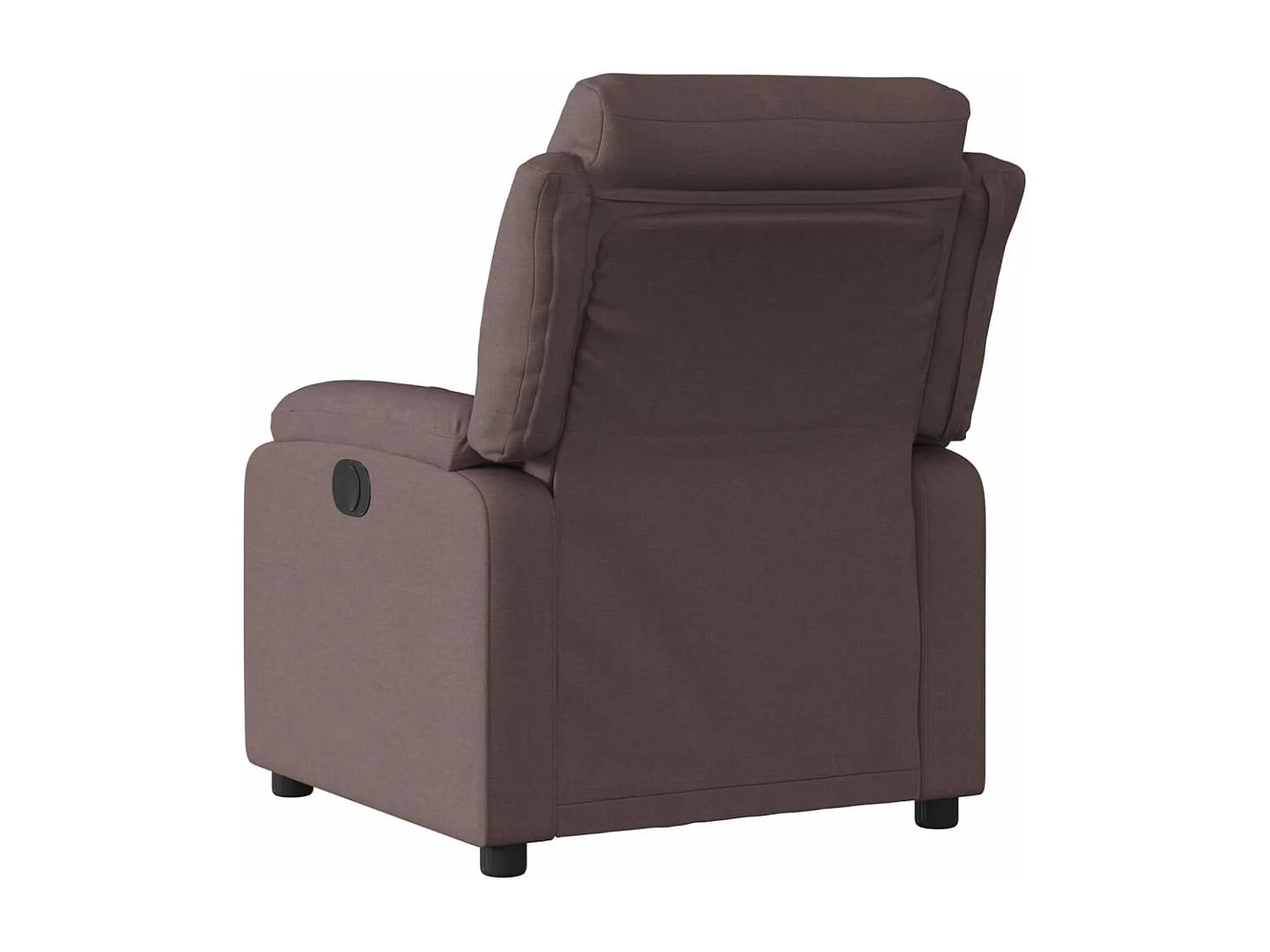 Fauteuil inclinable Marron foncé Tissu FR34265