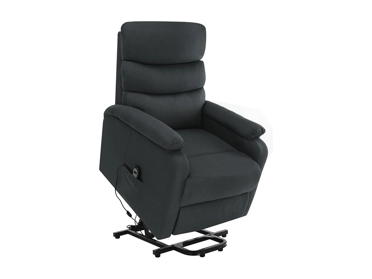 Sta-op-massagestoel stof donkergrijs BE508433