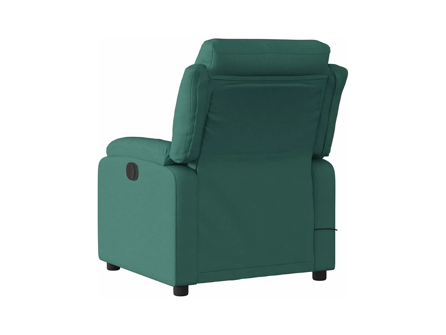 Fauteuil de massage inclinable Vert foncé Tissu FR52825
