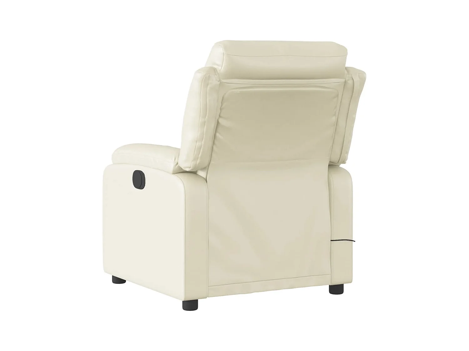 Fauteuil inclinable de massage Crème Similicuir FR30429