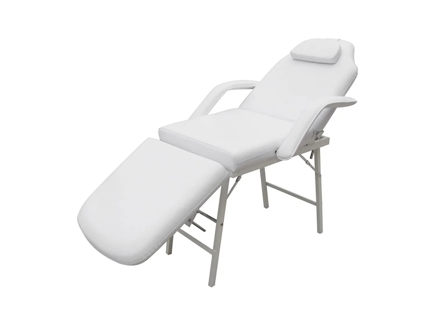 Fauteuil de massage pour traitement facial Simili-cuir Blanc FR83332