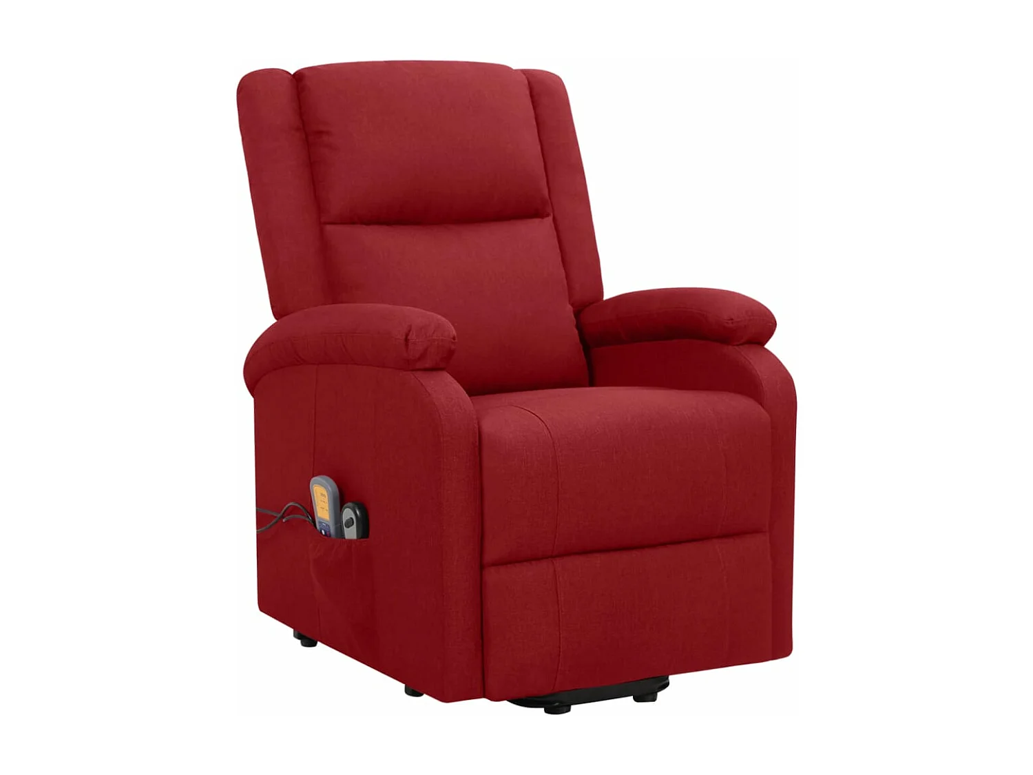 Fauteuil de massage Rouge bordeaux Tissu FR75394