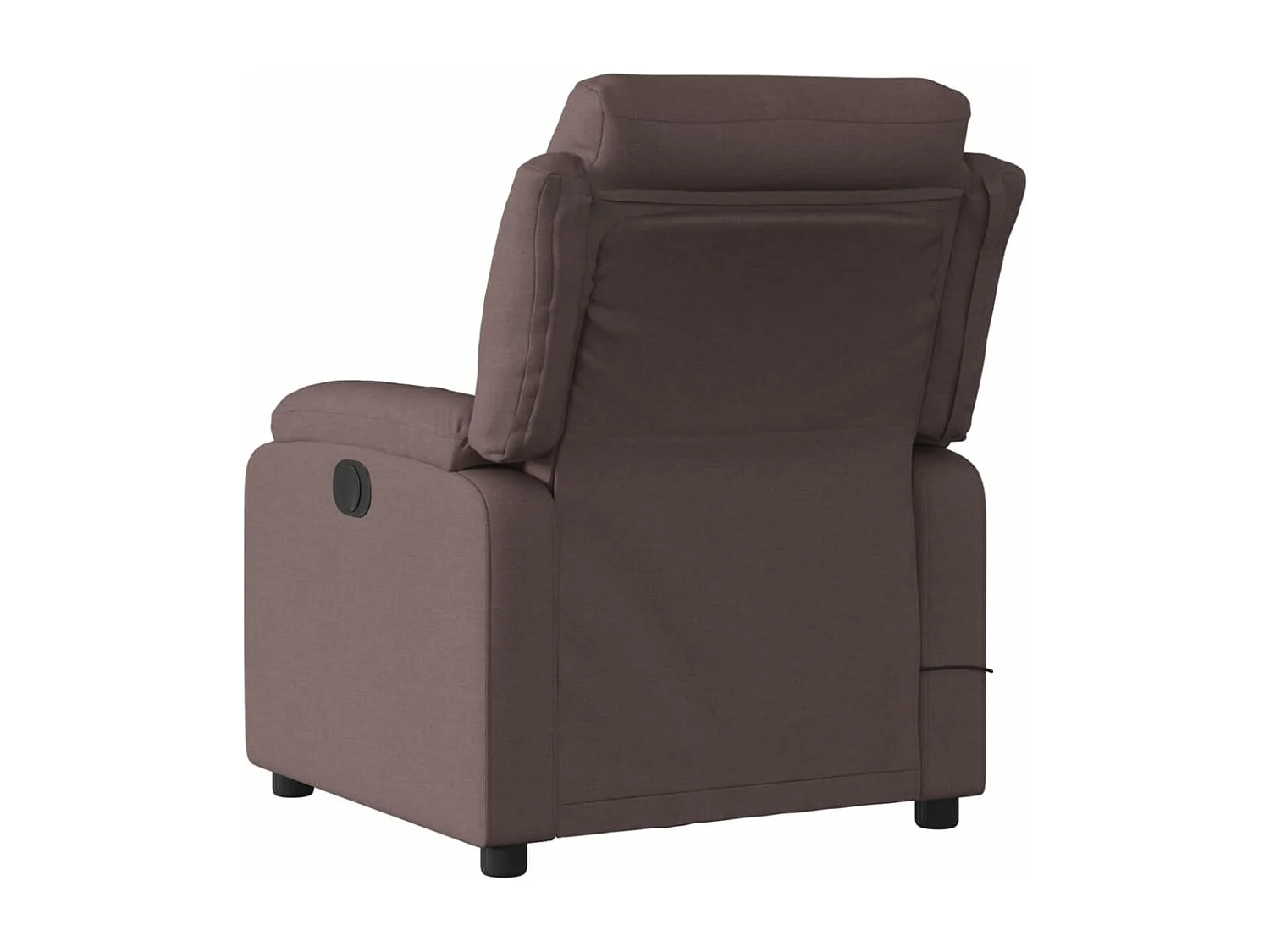 Fauteuil de massage inclinable Marron foncé Tissu FR33705