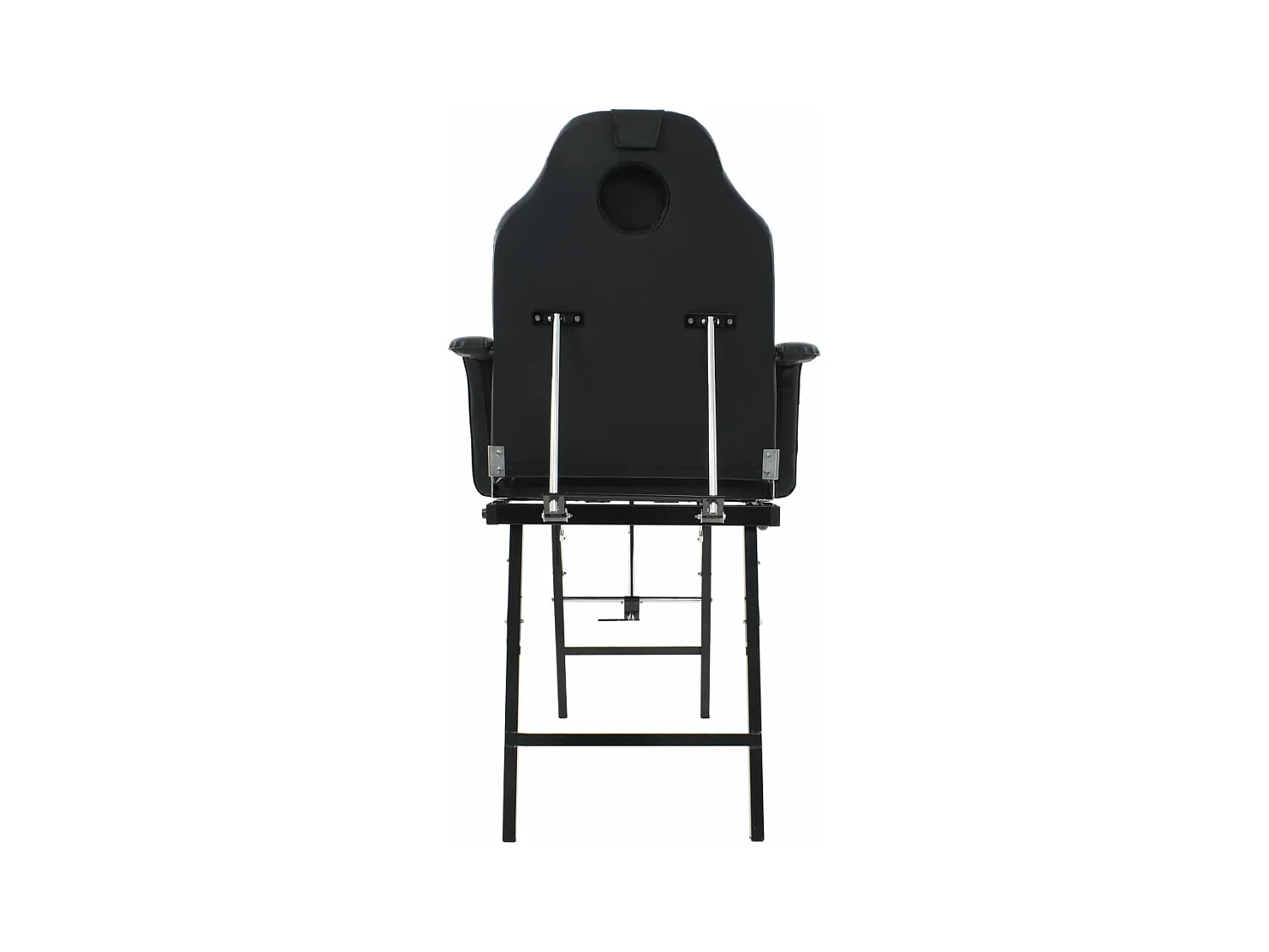 Fauteuil de massage pour traitement facial Simili-cuir Noir FR75871