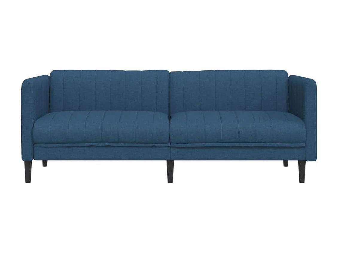 Driezitsbank stof blauw BE257089