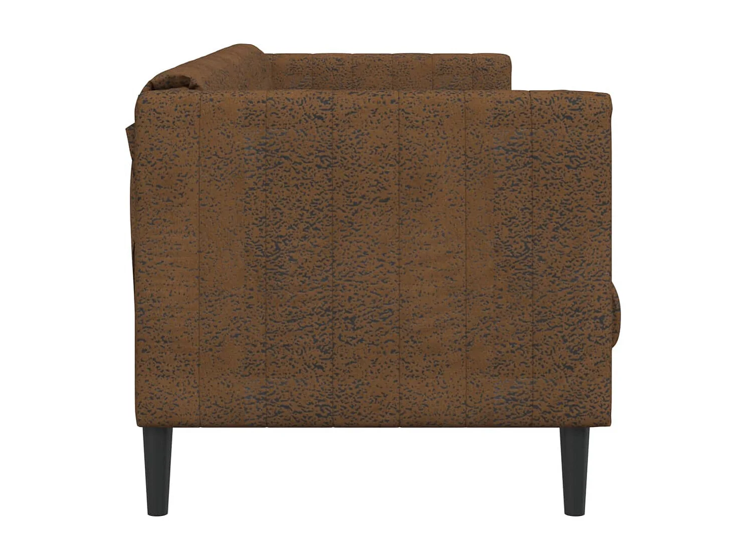 Canapé à 3 places marron tissu FR79263