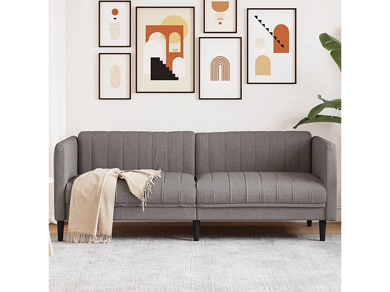 Driezitsbank stof taupe BE262210