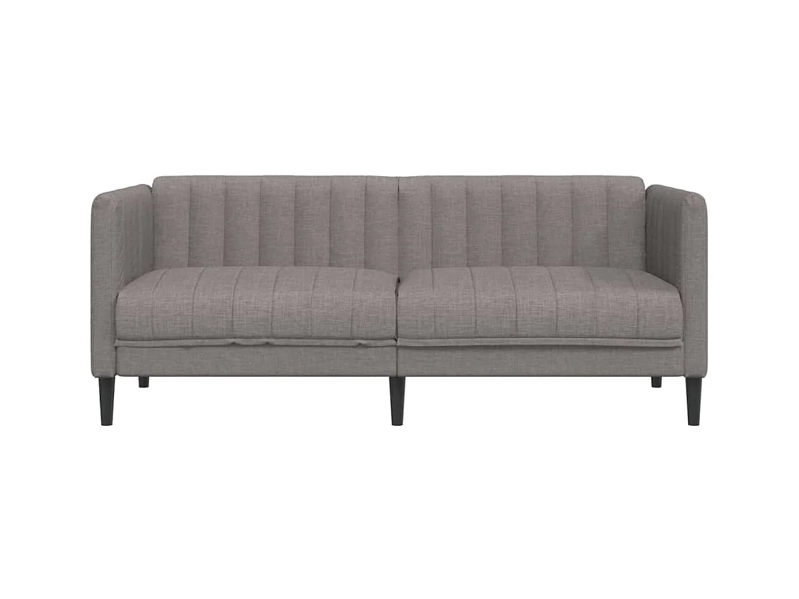 Canapé à 2 places taupe tissu FR94574