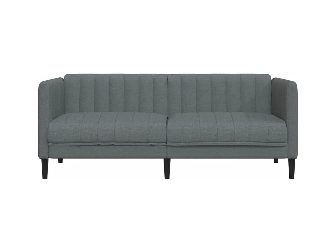 Tweezitsbank stof donkergrijs BE588183