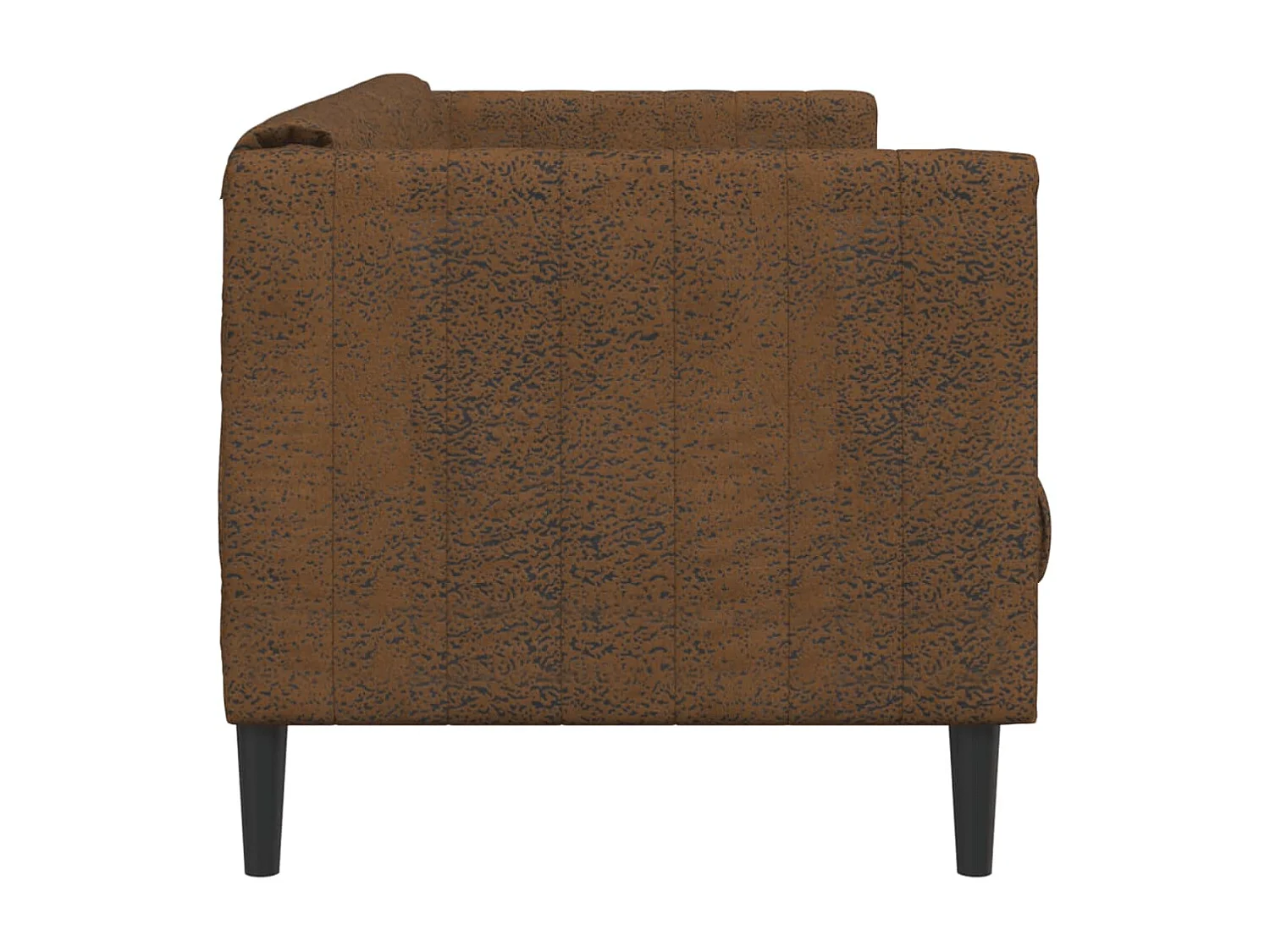 Canapé à 2 places marron tissu FR91051