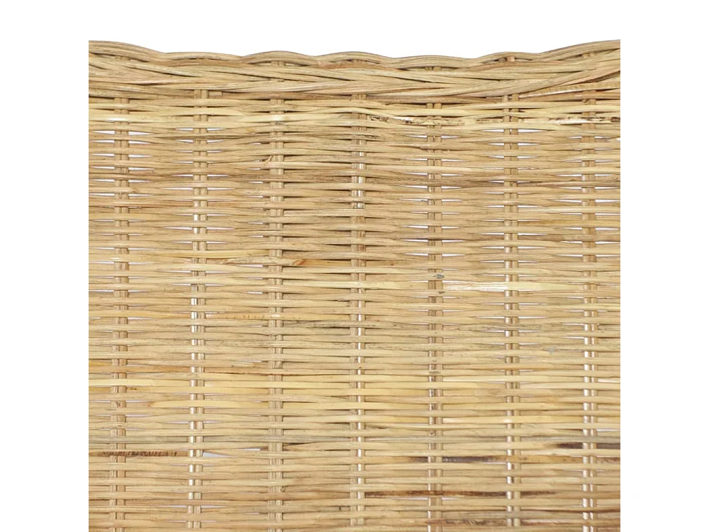 Canapé 2 places Rotin naturel et lin FR65251