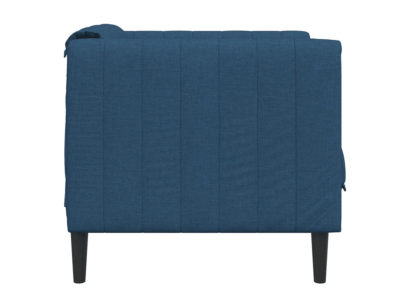 Fauteuil bleu tissu FR37427