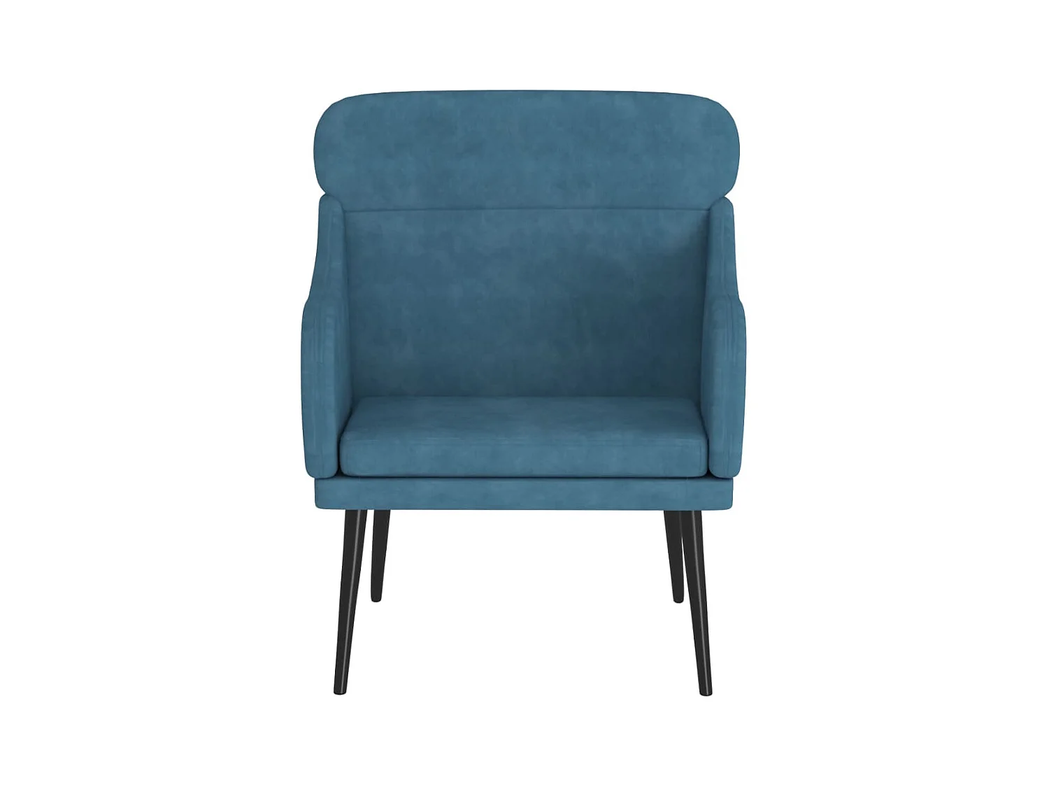 Fauteuil Bleu 63x76x80 cm Velours FR83322