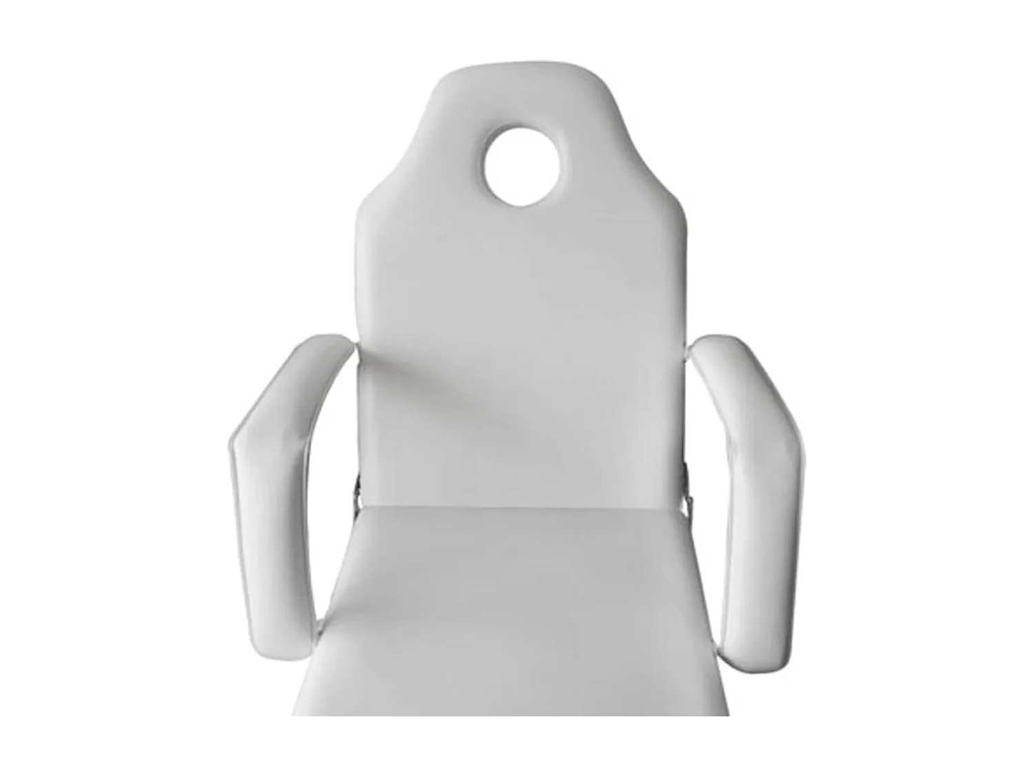 Fauteuil pour traitement facial Similicuir 185x78x76 cm Blanc FR59023