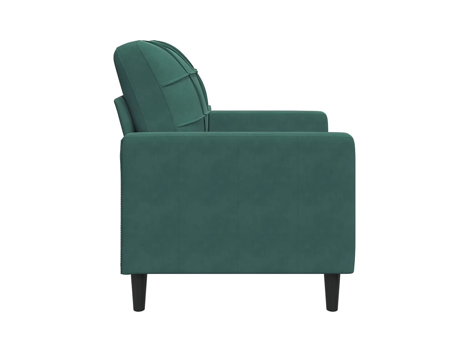 Fauteuil Vert foncé 60 cm Velours FR97700