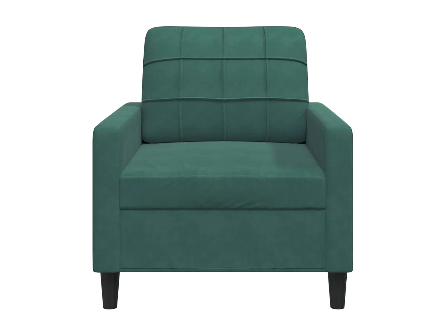 Fauteuil Vert foncé 60 cm Velours FR97700