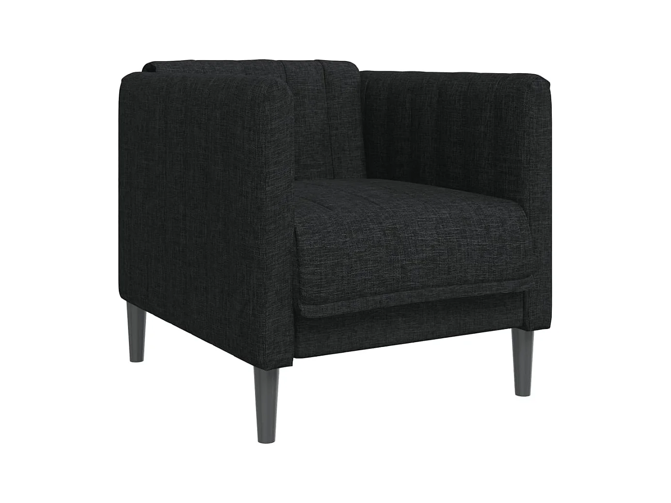 Sillón de tela negro ES136327