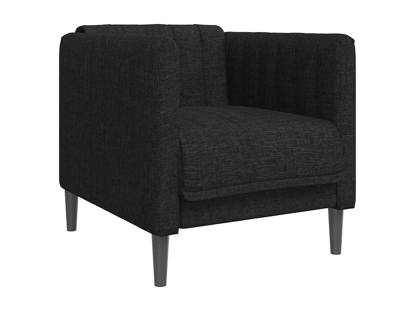 Sillón de tela negro ES136327