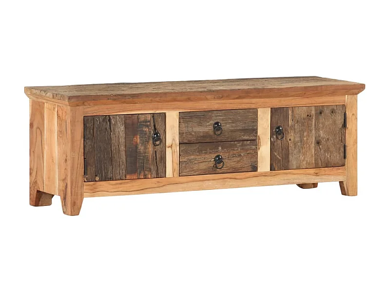 Tv-meubel 120x30x40 cm massief acaciahout en gerecycled hout BE288624
