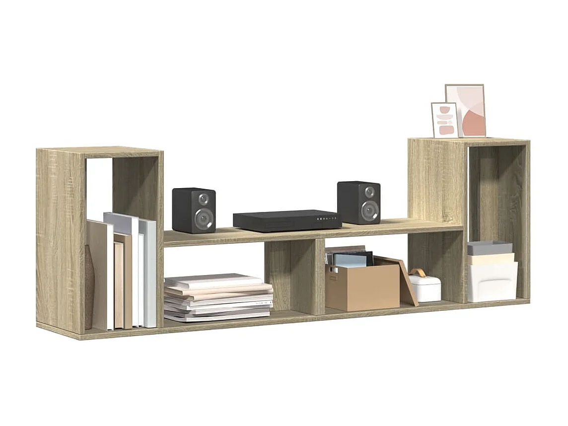 Meubles TV 2 pcs chêne sonoma 75x30x50 cm bois d'ingénierie FR52847