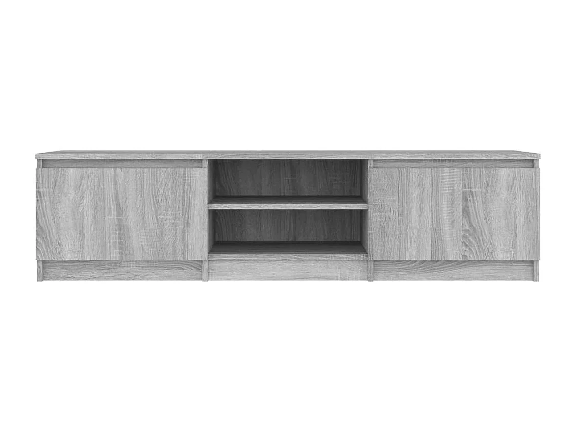 Meuble TV Sonoma gris 140x40x35,5 cm Bois d'ingénierie FR29469