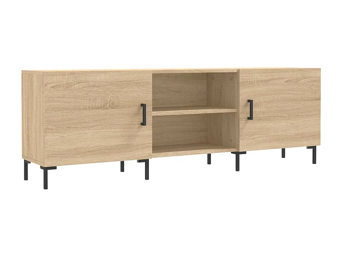 Meuble TV chêne sonoma 150x30x50 cm bois d'ingénierie FR65279