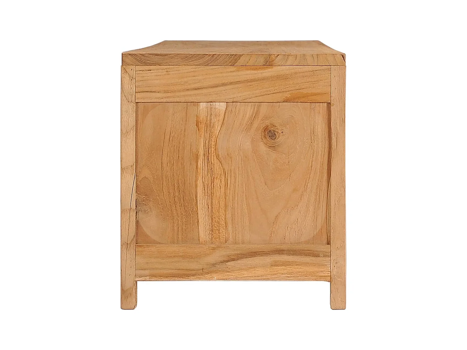 Meuble TV 135x30x35 cm bois de teck massif FR66351