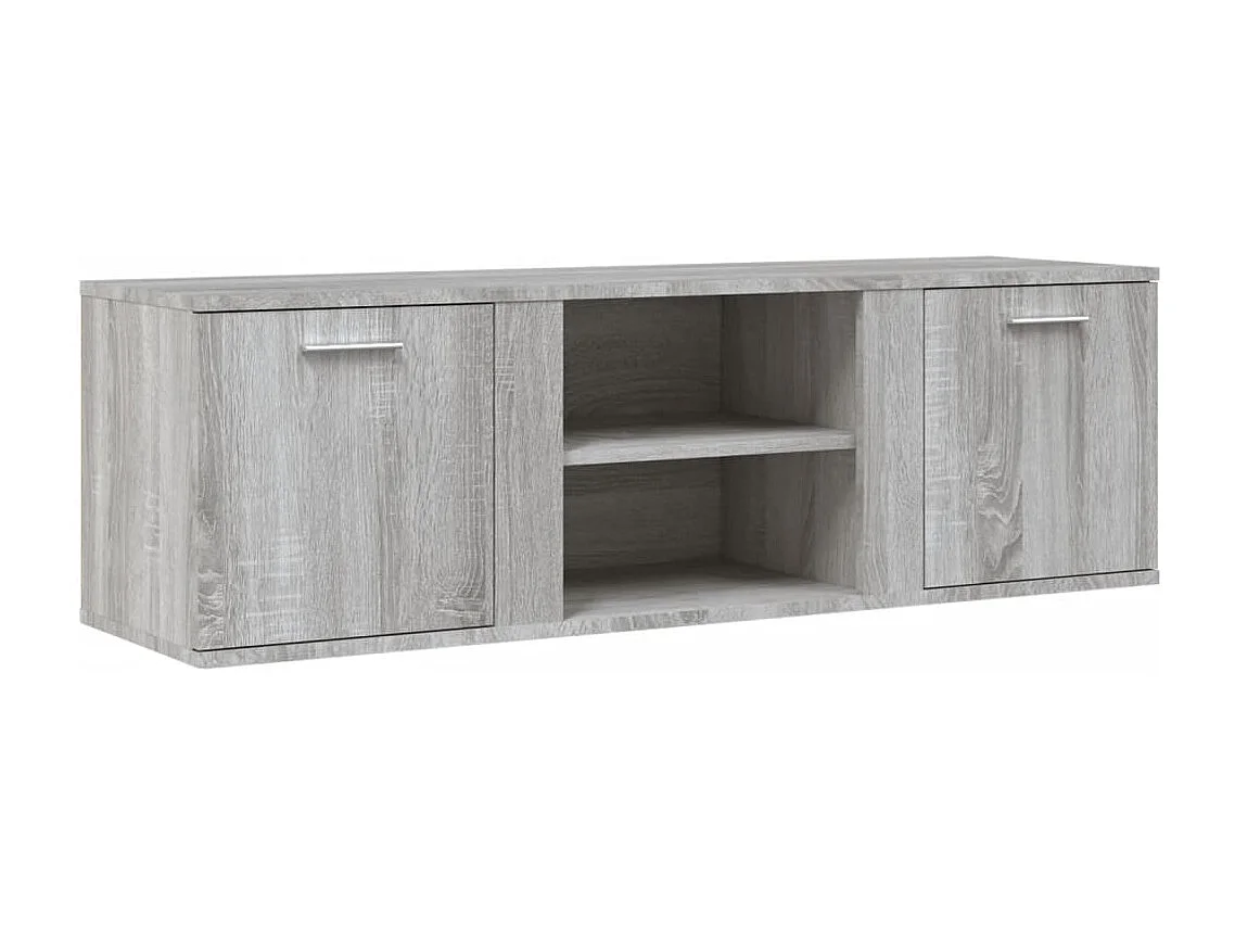 Meuble TV sonoma gris 120x34x37 cm bois d'ingénierie FR31179
