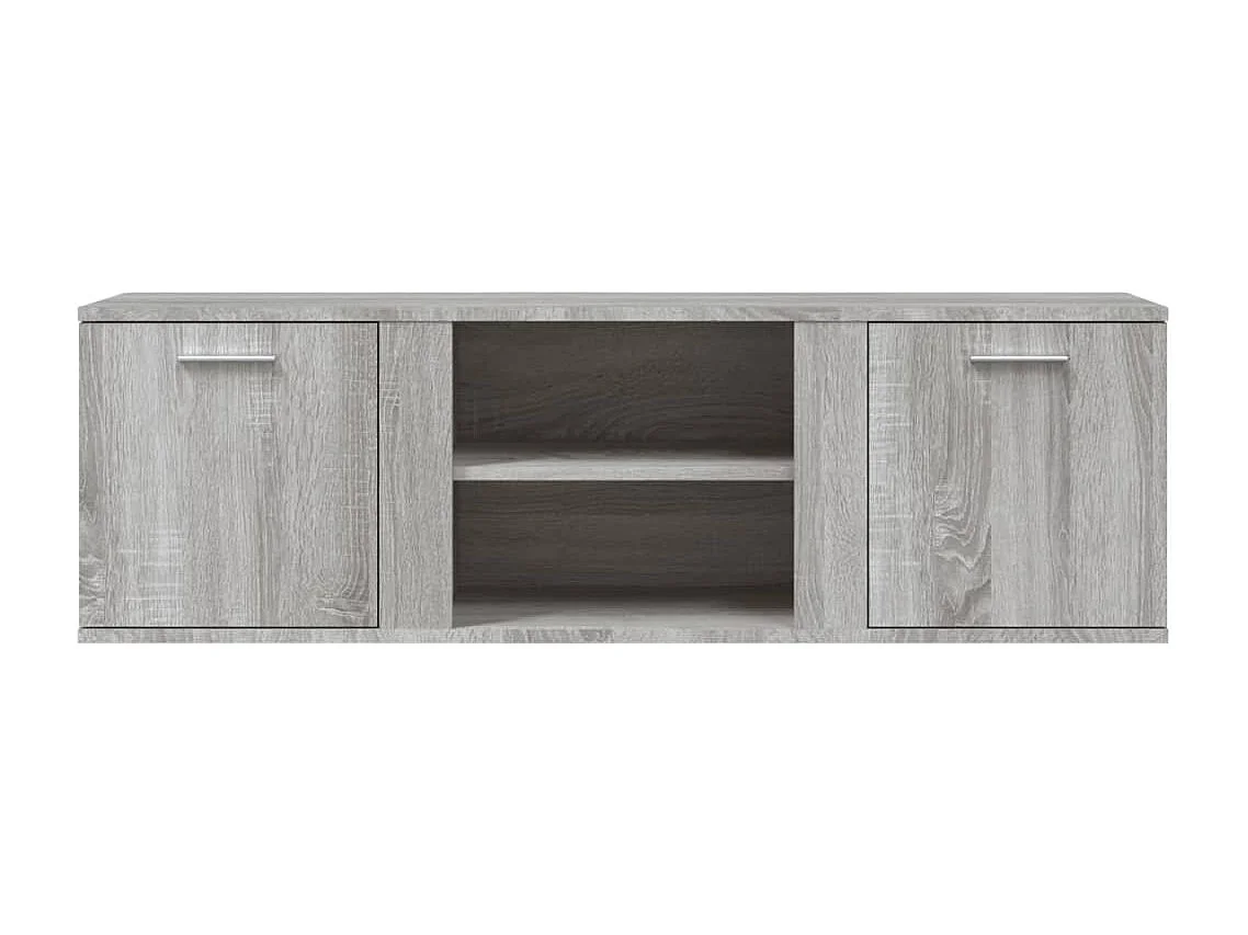 Meuble TV sonoma gris 120x34x37 cm bois d'ingénierie FR31179