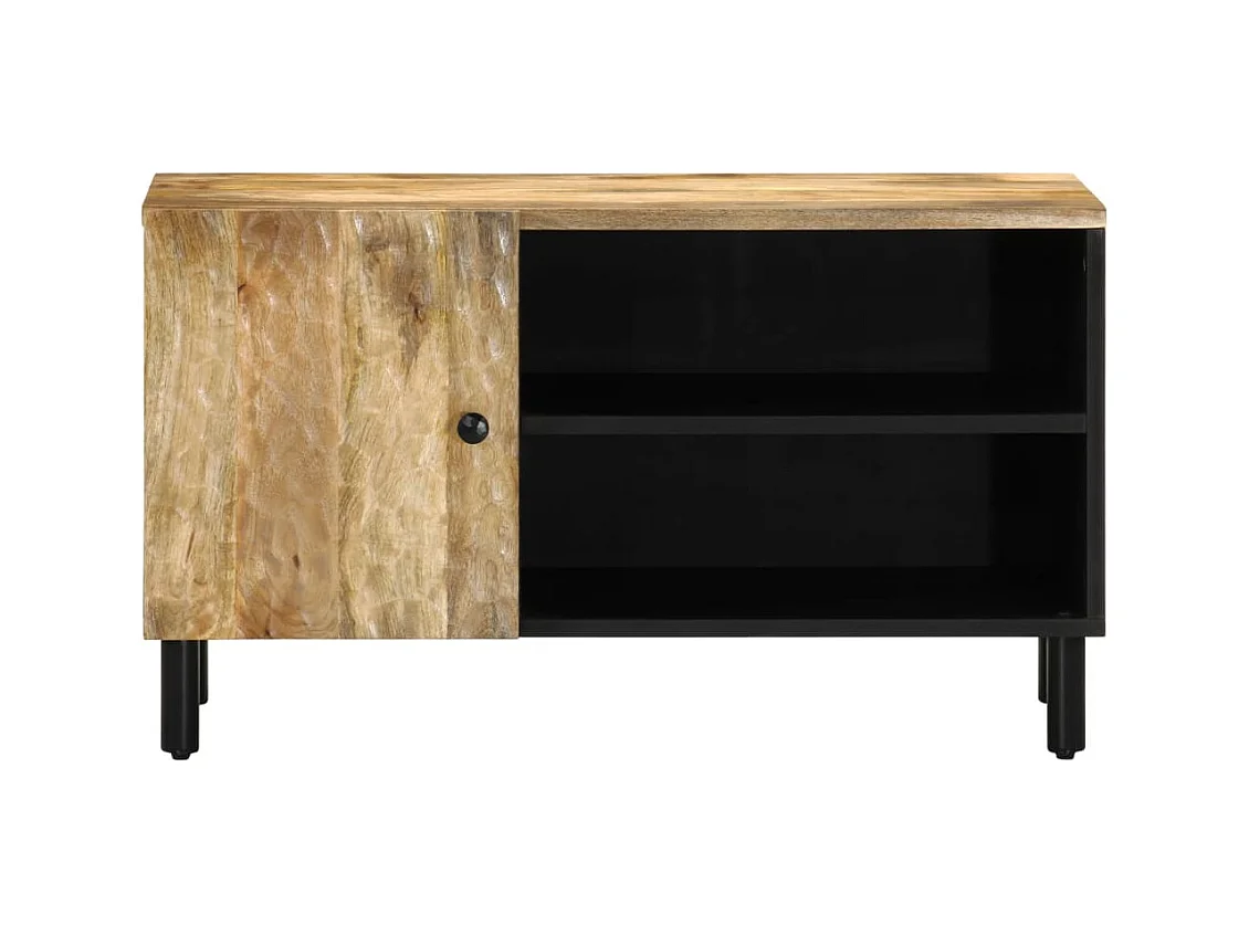 Móvel de TV 80x31x46 cm madeira de mangueira maciça PT804143