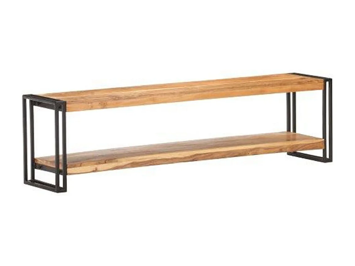 Meuble TV 150x30x40 cm Bois d'acacia massif FR45398