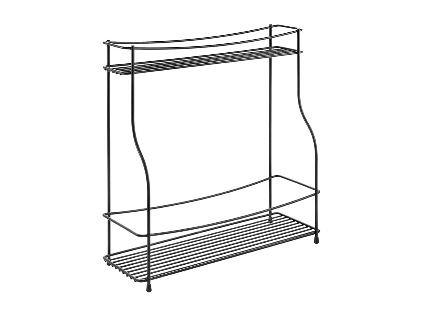 Kruidenrek 2-laags Basalmico zwart BE709731