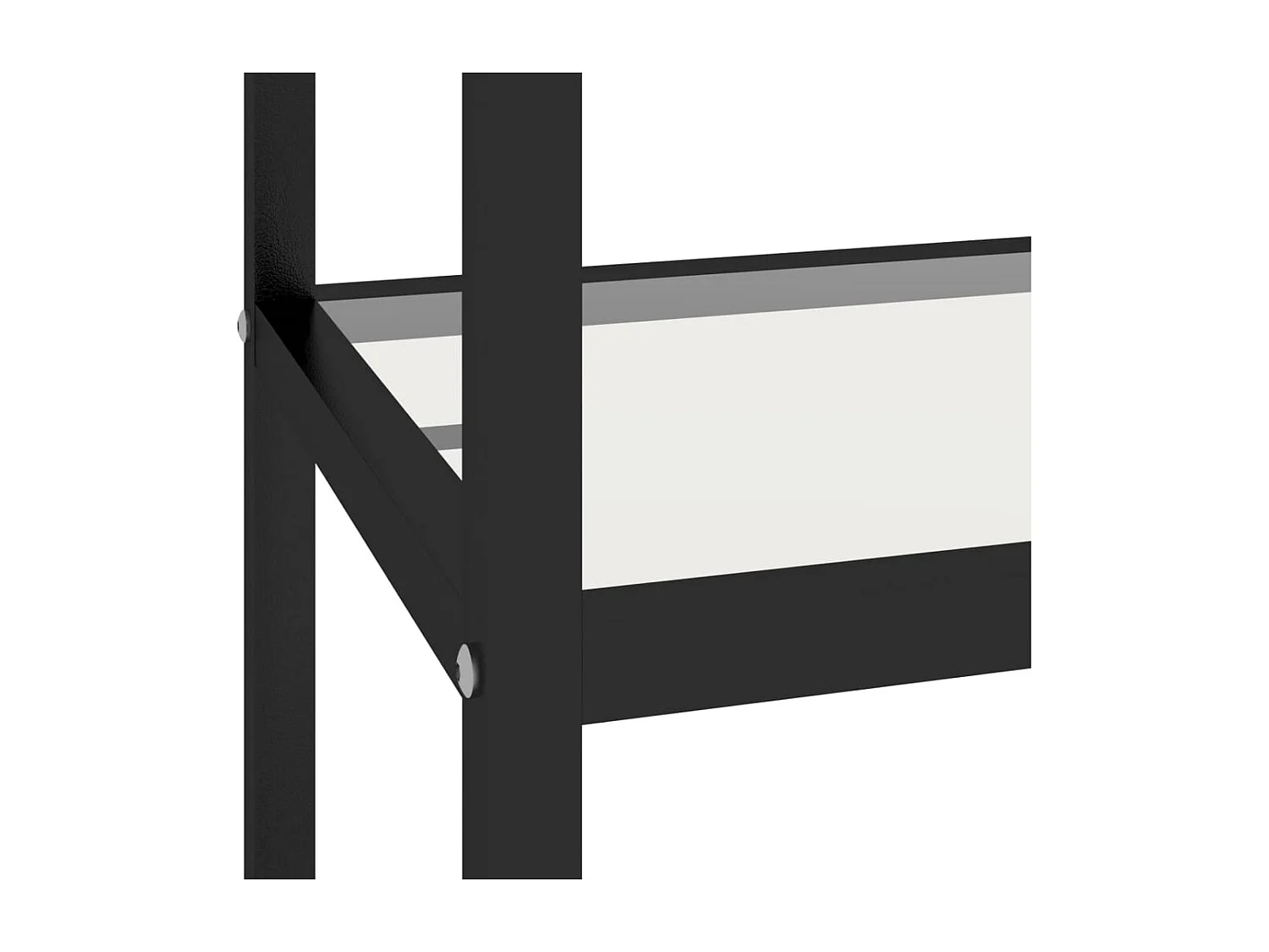 Schap 100x36x168 cm gehard glas transparant BE501193