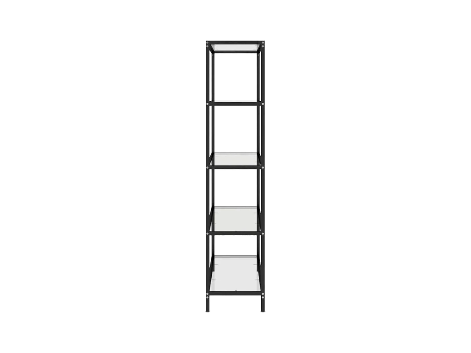 Schap 100x36x168 cm gehard glas transparant BE501193