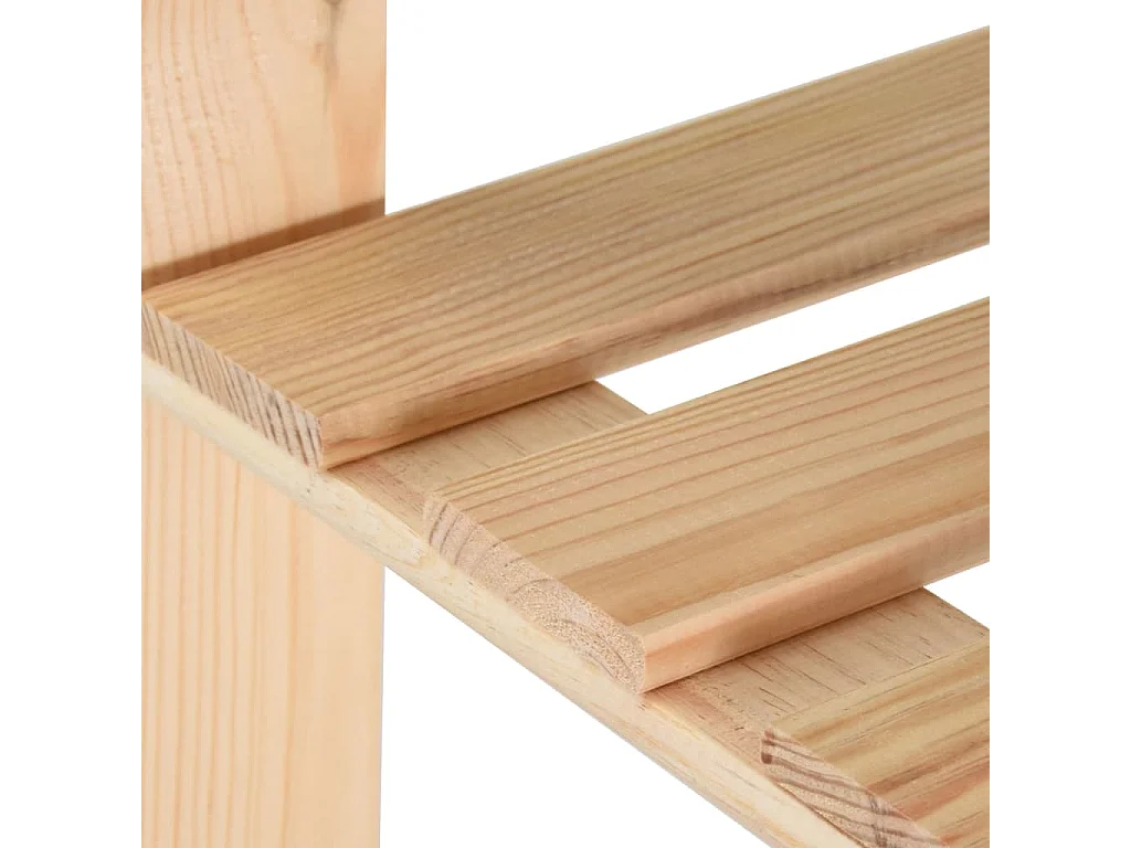 Étagère de stockage 5 niveaux 80x28,5x170 cm Bois de pin massif FR21907