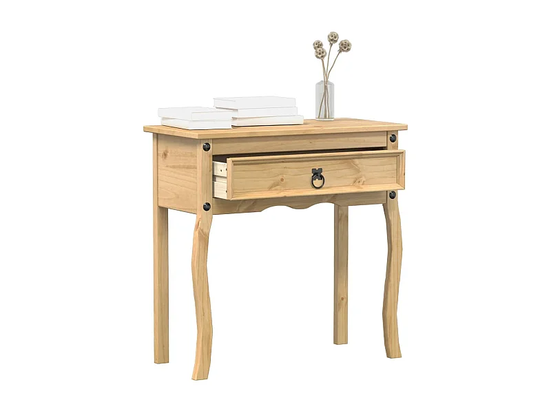 Wandtafel Corona 73x35x73 cm massief grenenhout BE212420