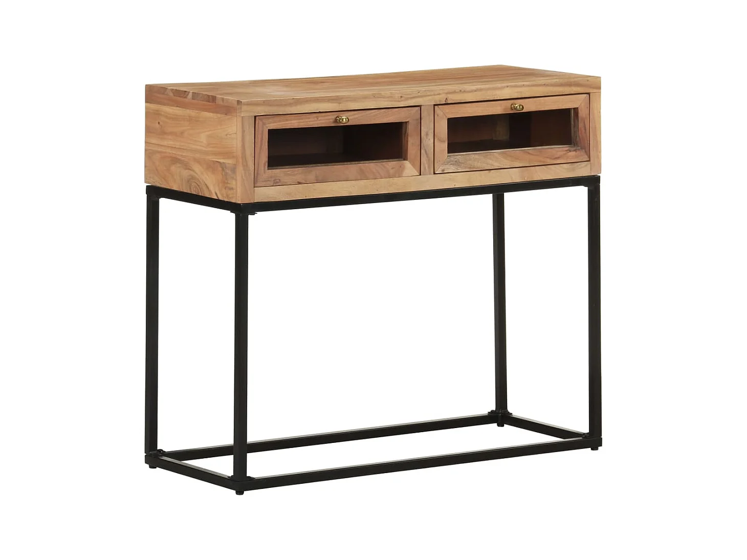 Table console 90x35x76 cm Bois d'acacia massif FR74458