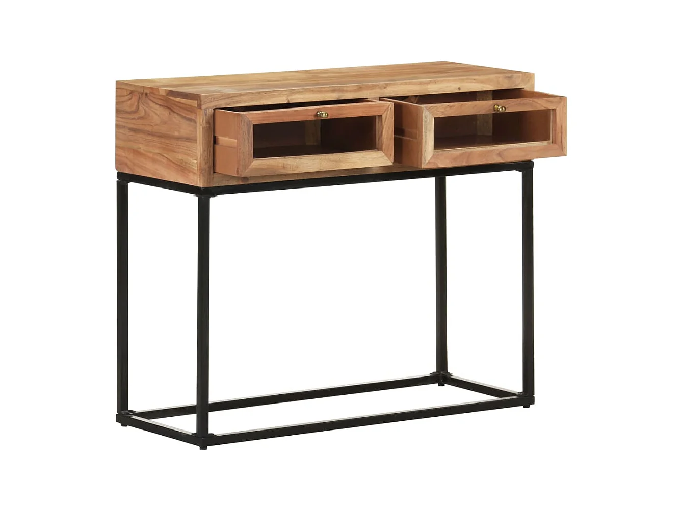 Table console 90x35x76 cm Bois d'acacia massif FR74458