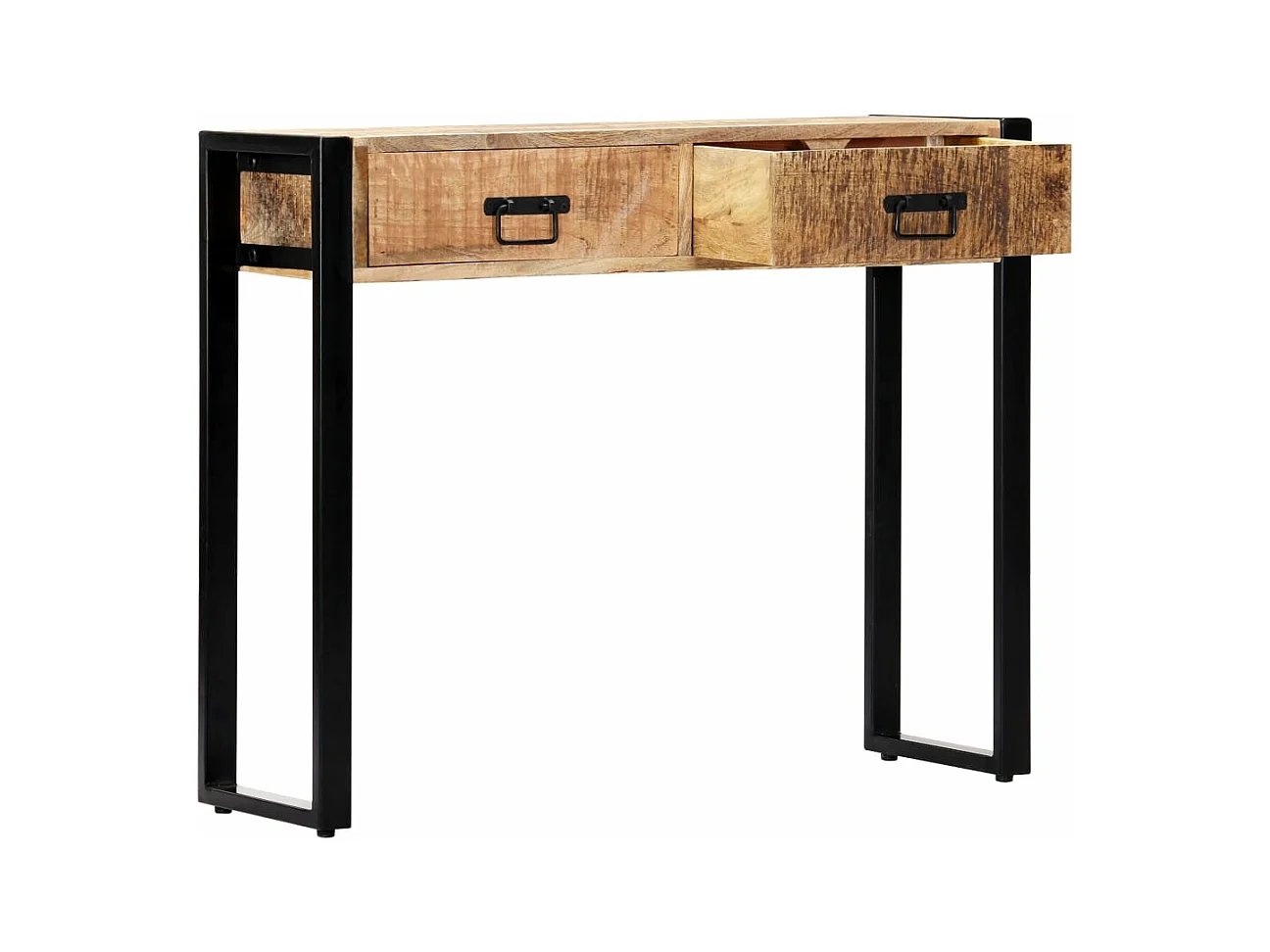 Table console 90 x 30 x 75 cm Bois de manguier massif FR51522