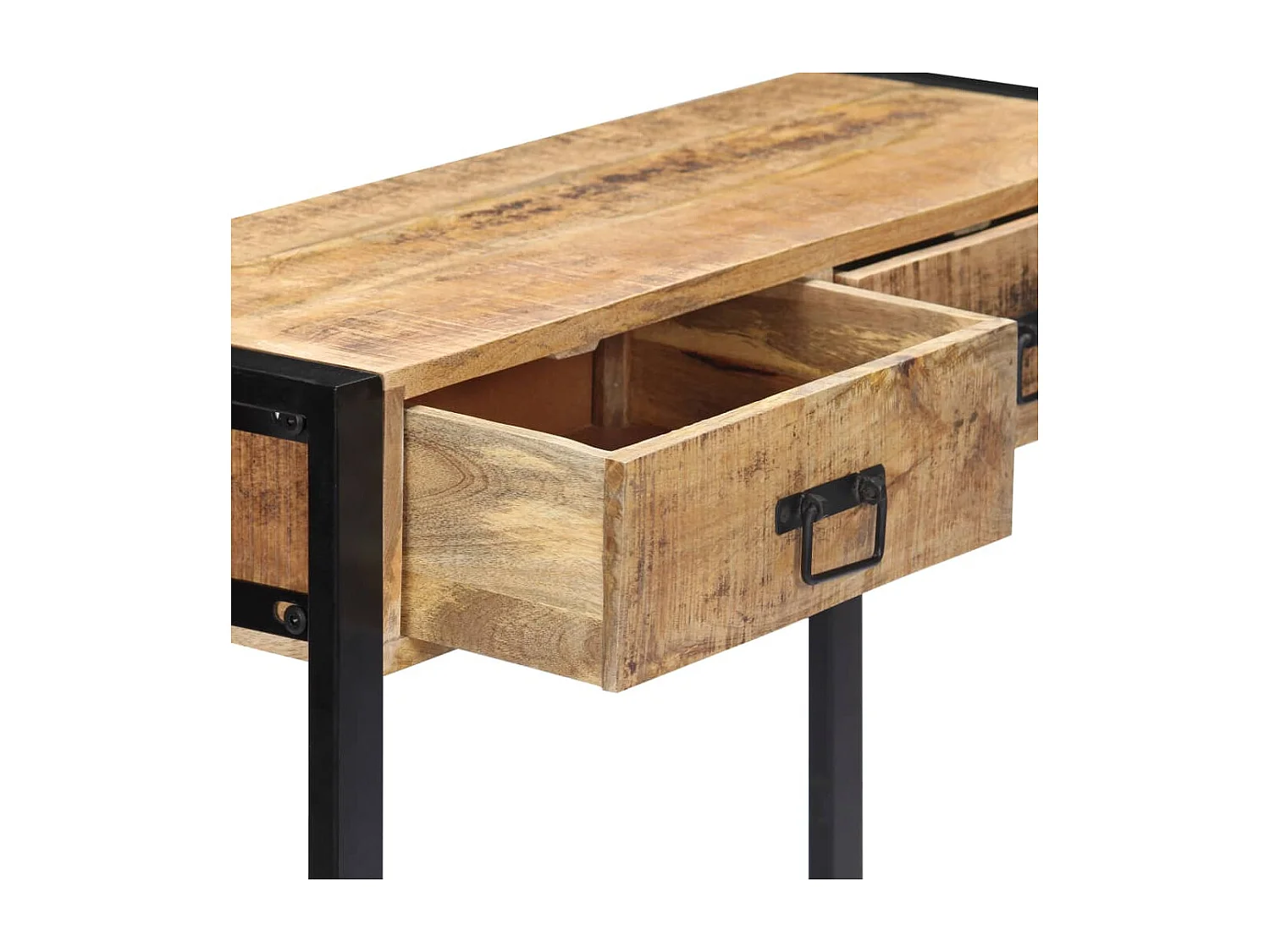 Table console 90 x 30 x 75 cm Bois de manguier massif FR51522