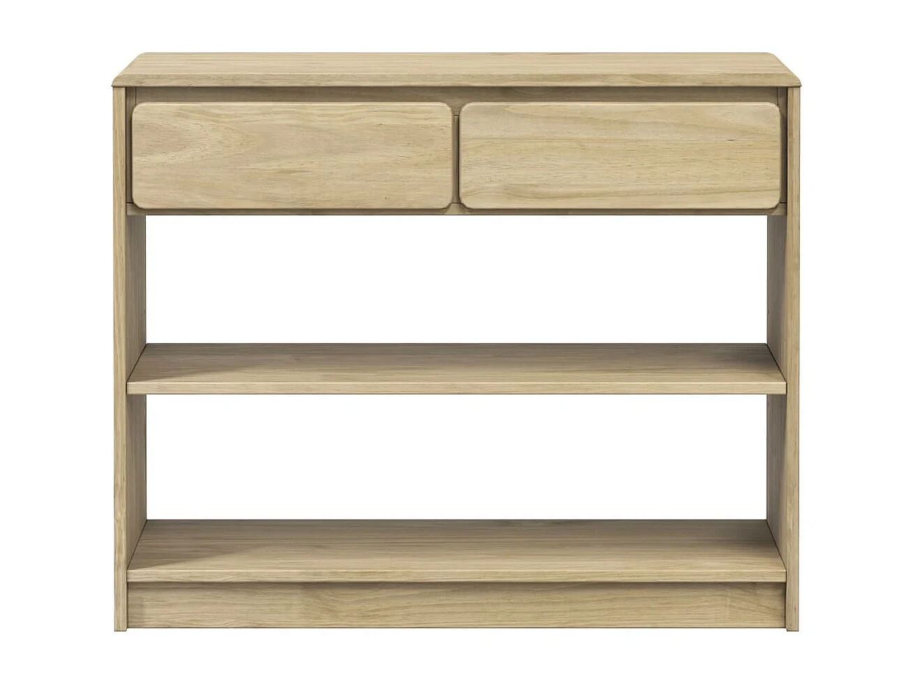 Wandtafel SAUDA 89,5x36,5x73 cm massief grenenhout eikenkleurig BE526099