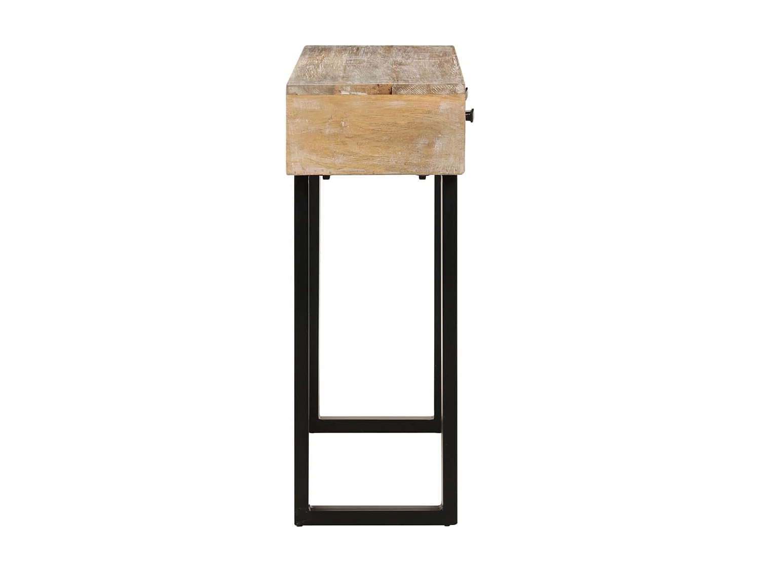 Mesa consola de madera maciza de mango 100x30x75 cm ES354332