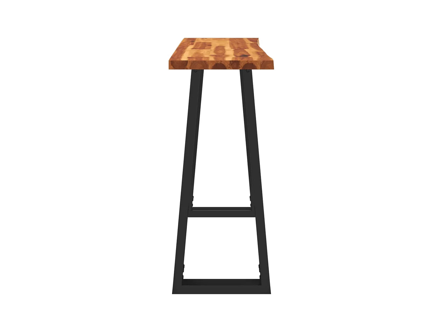 Table console à live edge 110x35x80 cm bois d'acacia solide FR72033