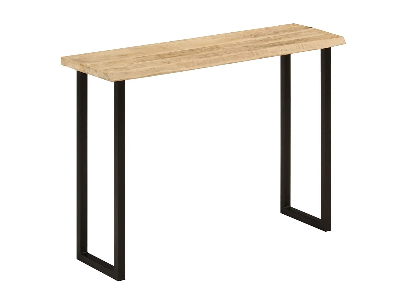 Table console à live edge 105x33x76 cm bois de manguier massif FR89982