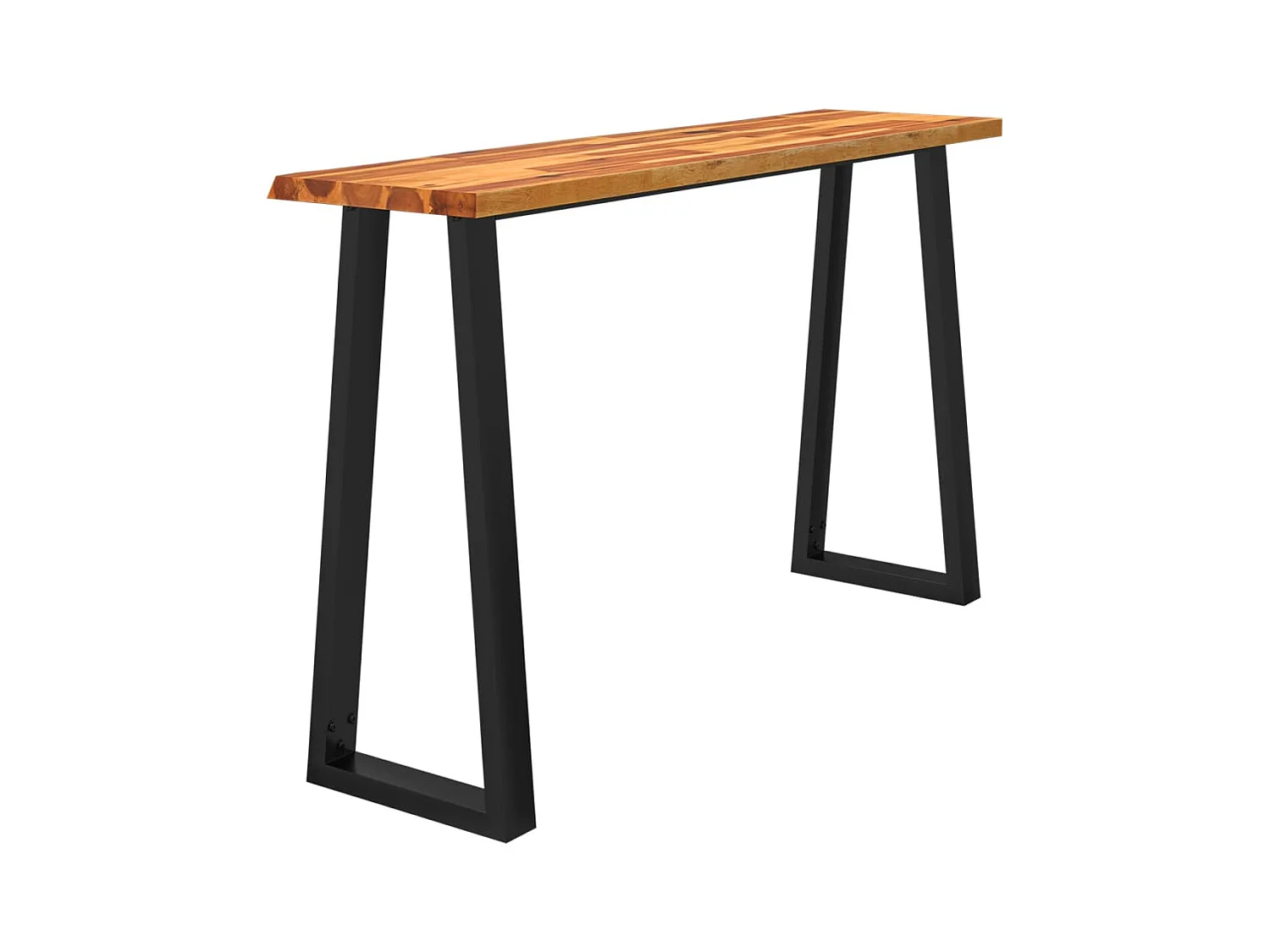 Table console à live edge 140x40x80 cm bois d'acacia solide FR94336