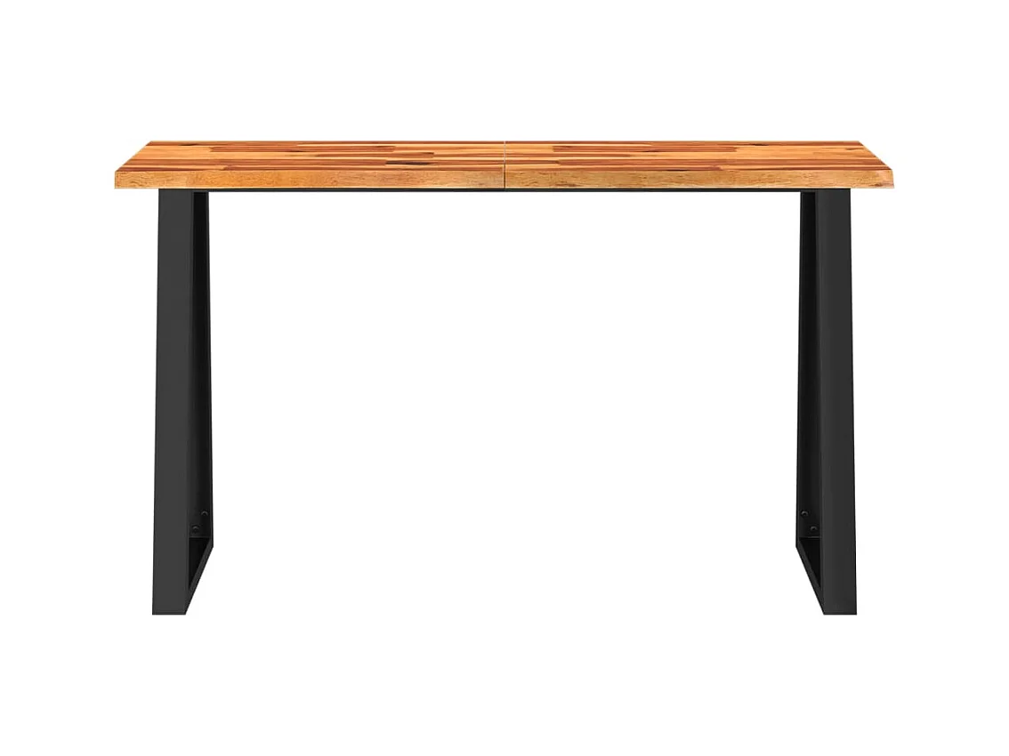Table console à live edge 140x40x80 cm bois d'acacia solide FR94336